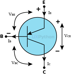 Circuit diagram symbol of the ASY54N transistor
