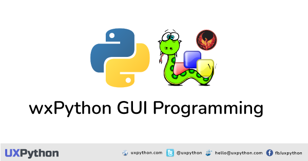 wxPython GUI Programming Tutorial