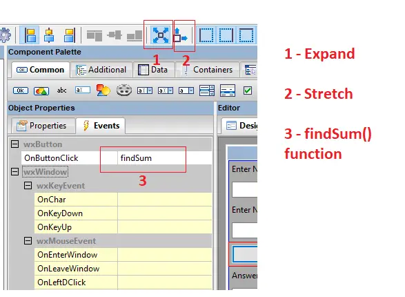 Expand and Stretch for these added controls